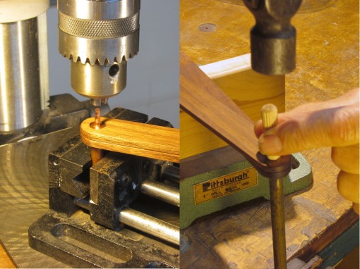 Set Burr With Drill Press or Dowel