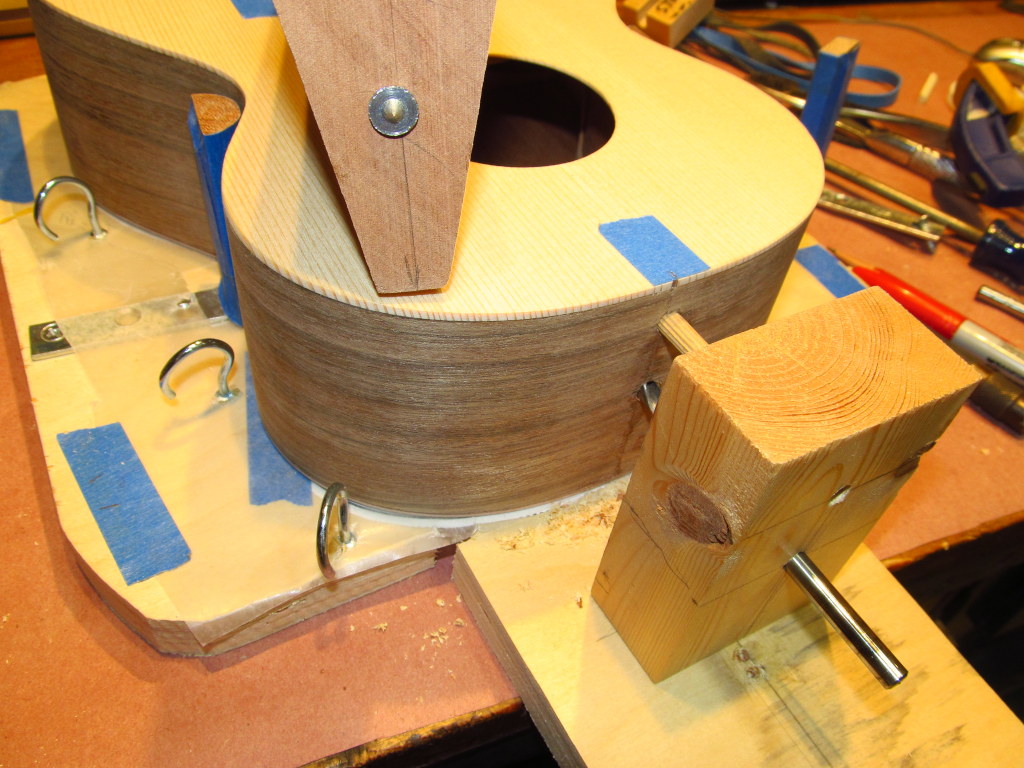Location Jig For Neck Dowels